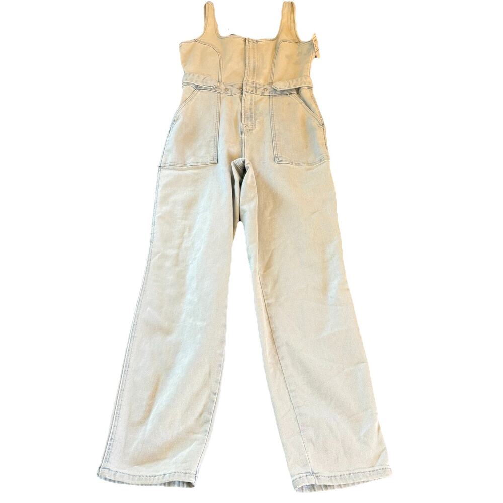 NWT Good American Sleeveless Fit For Success Jumpsuit Denim Size 3 (M) *FLAW - Picture 7 of 16